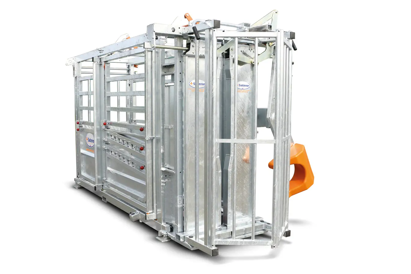 Cage de contention réglable CCR8000 avec options panier et lève-tête