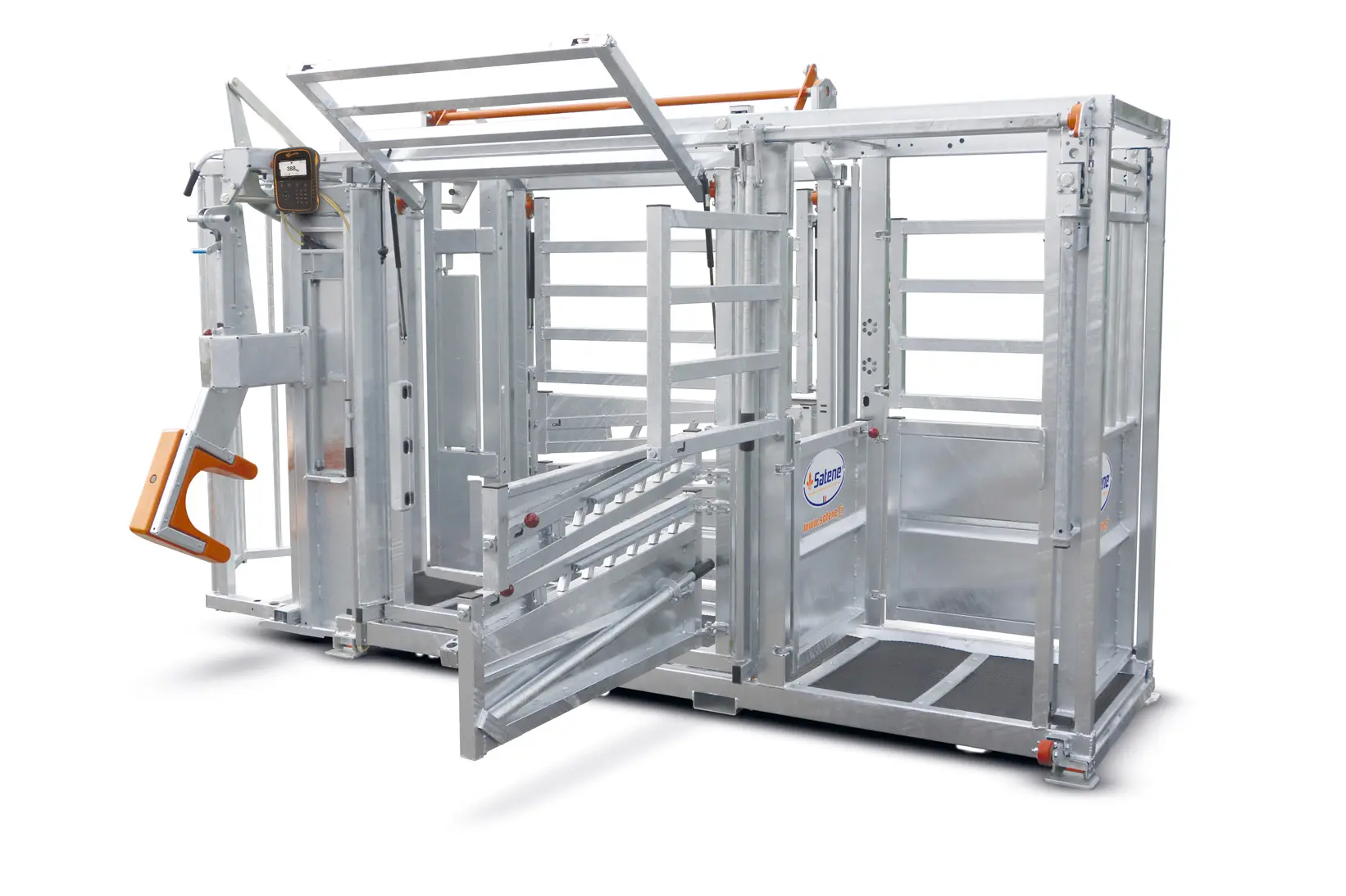 grande cage de contention réglable pour bovins CCR8000