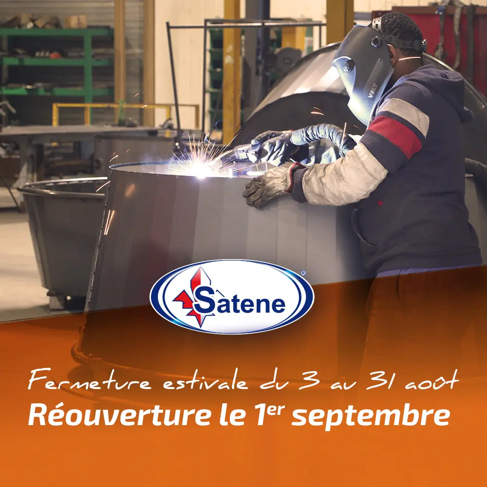 fabrication de bac à eau par SATENE