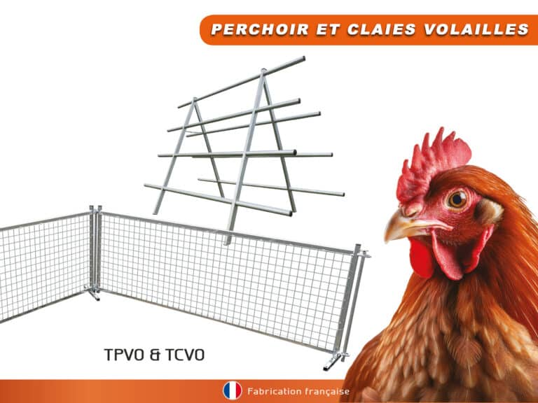 Lire la suite à propos de l’article Nouveautés : Perchoir et claies pour volailles